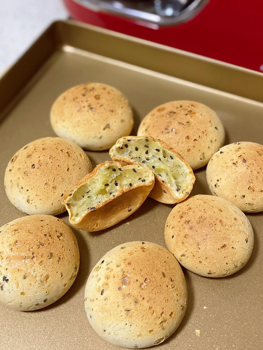 网红“恐龙蛋” —麻薯面包的做法