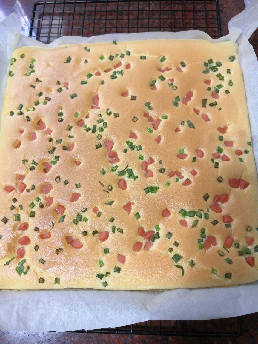 ⭕️香葱肉松蛋糕卷｜咸香美味｜细腻松软