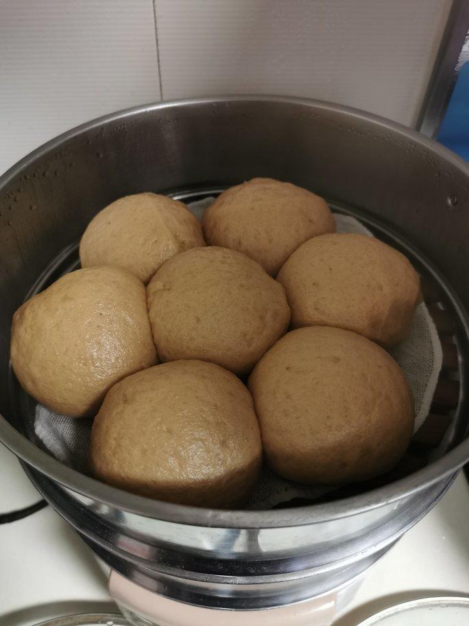 有着面包口感的红糖馒头（一次发酵）