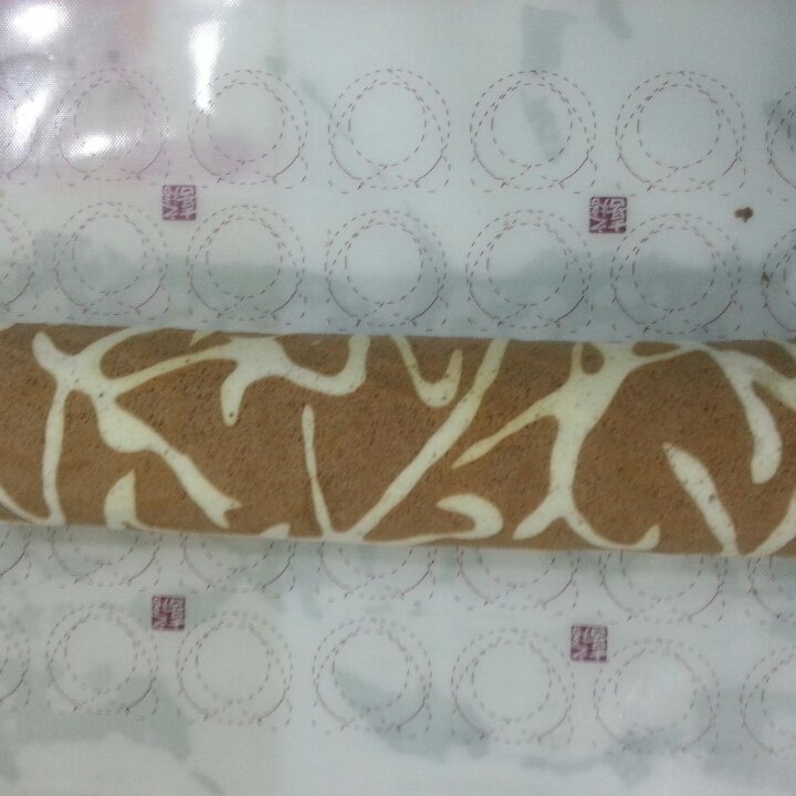 超萌长颈鹿蛋糕卷