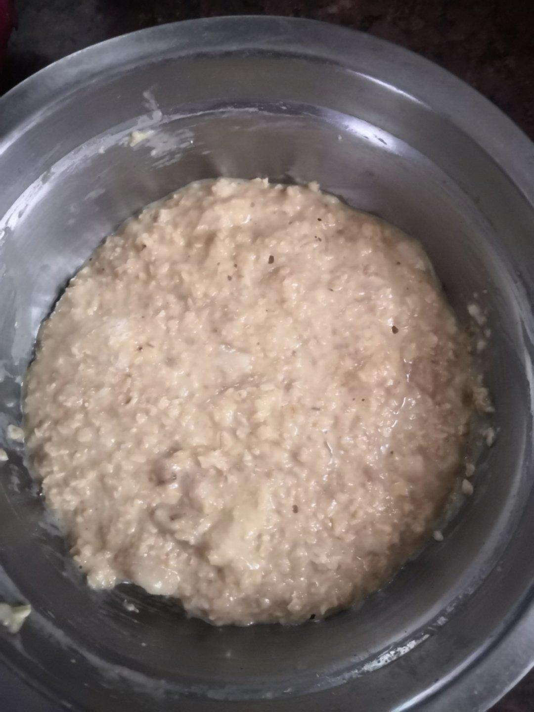 无糖无油，超美味的香蕉燕麦华夫饼