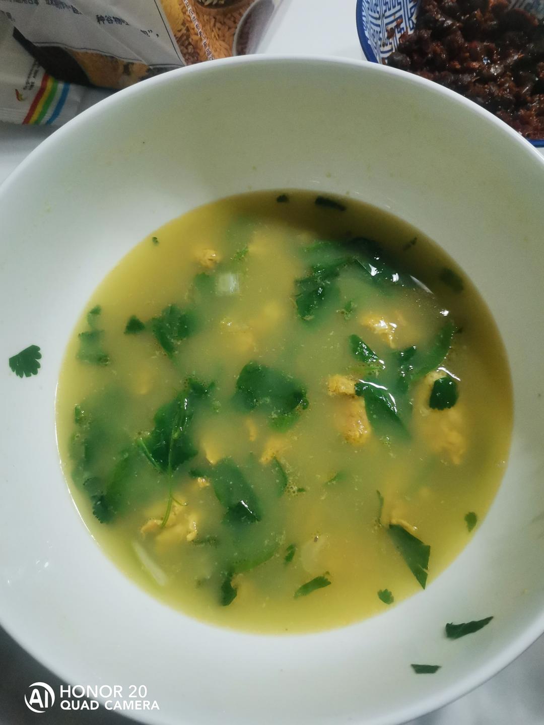 豌豆尖鸡蛋汤‼️♨️