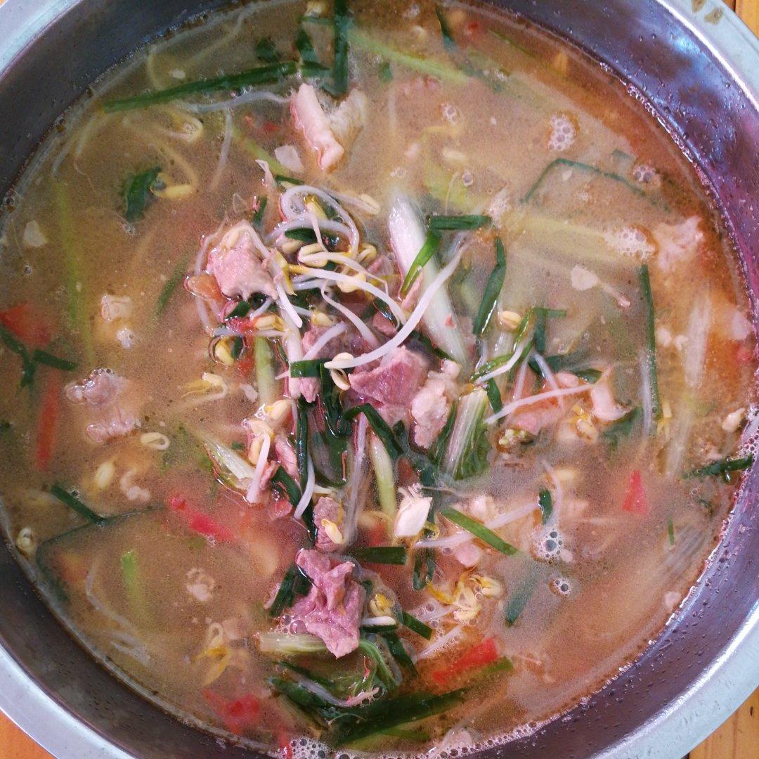 炝锅肉丝面