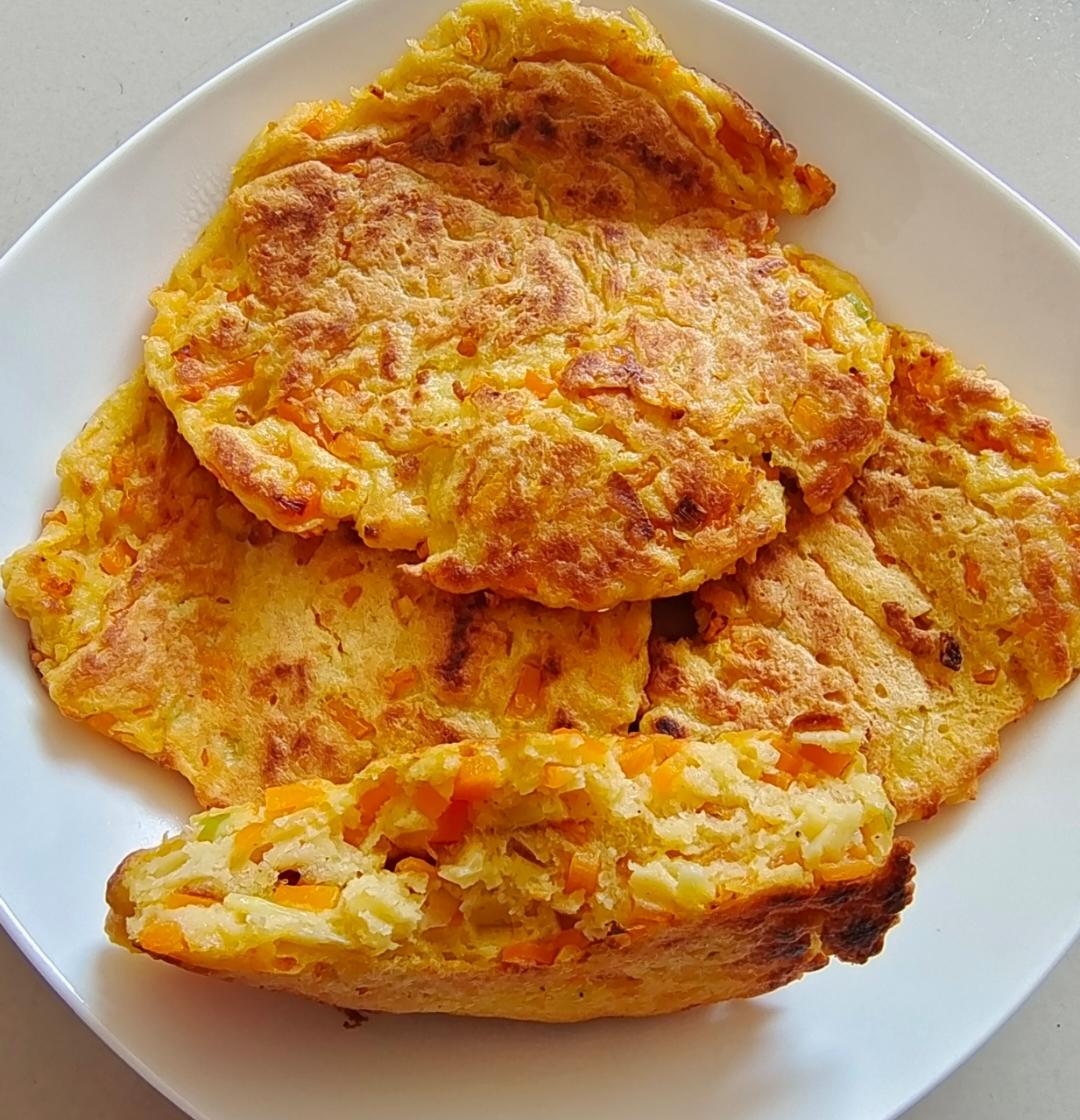 时蔬豆腐渣小饼