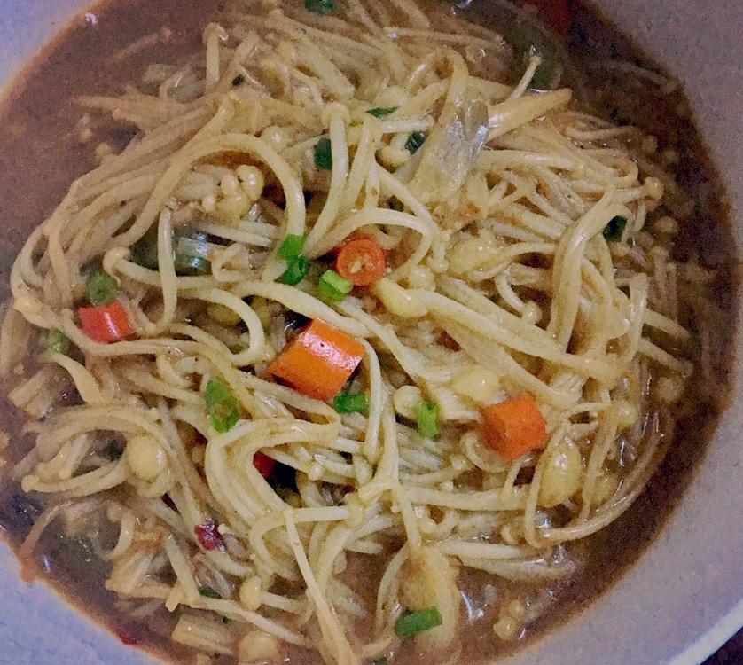 酱炒金针菇