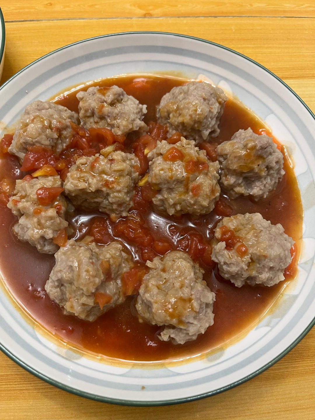 清蒸藕丁肉丸子