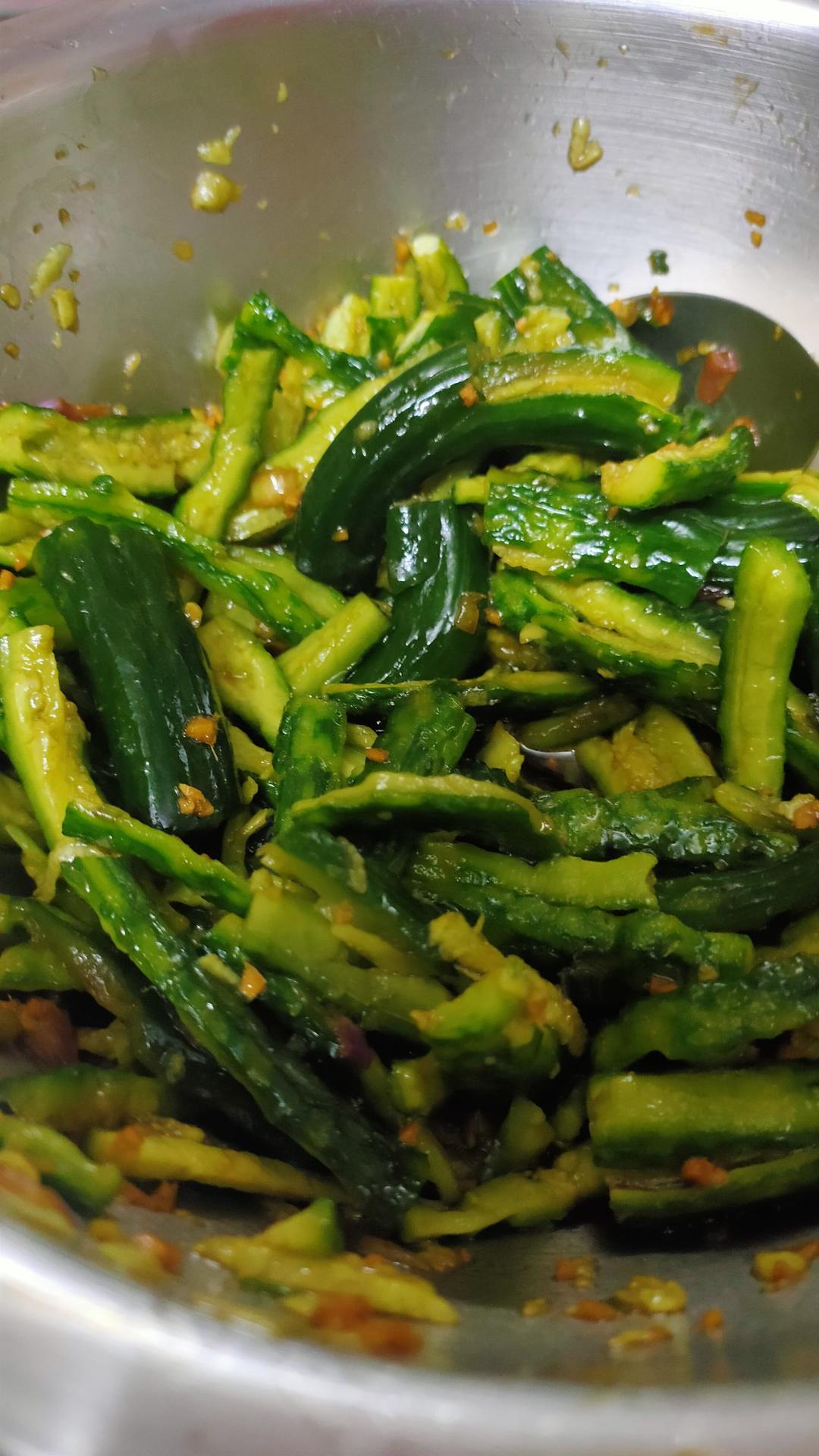 🔥5分钟完成✅巨好吃的凉拌黄瓜❗️清脆爽口‼️