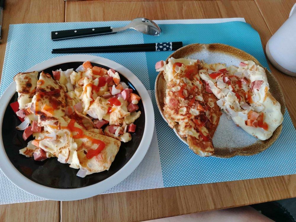 【牛奶鸡蛋早餐软饼】的做法