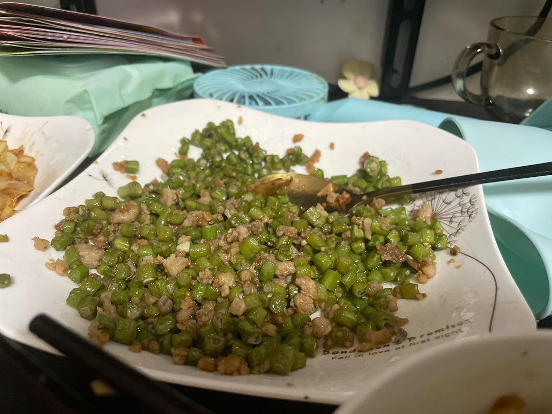 下饭菜:肉沫豆角