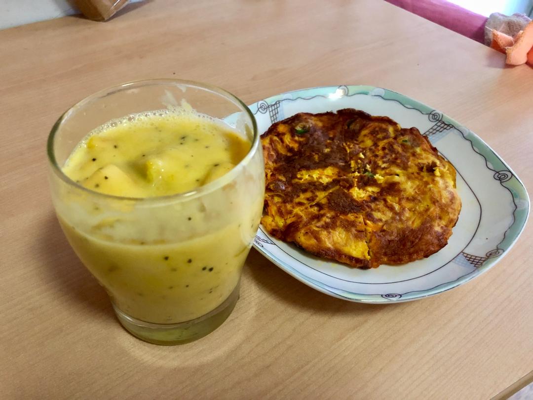 胡萝卜鸡蛋饼