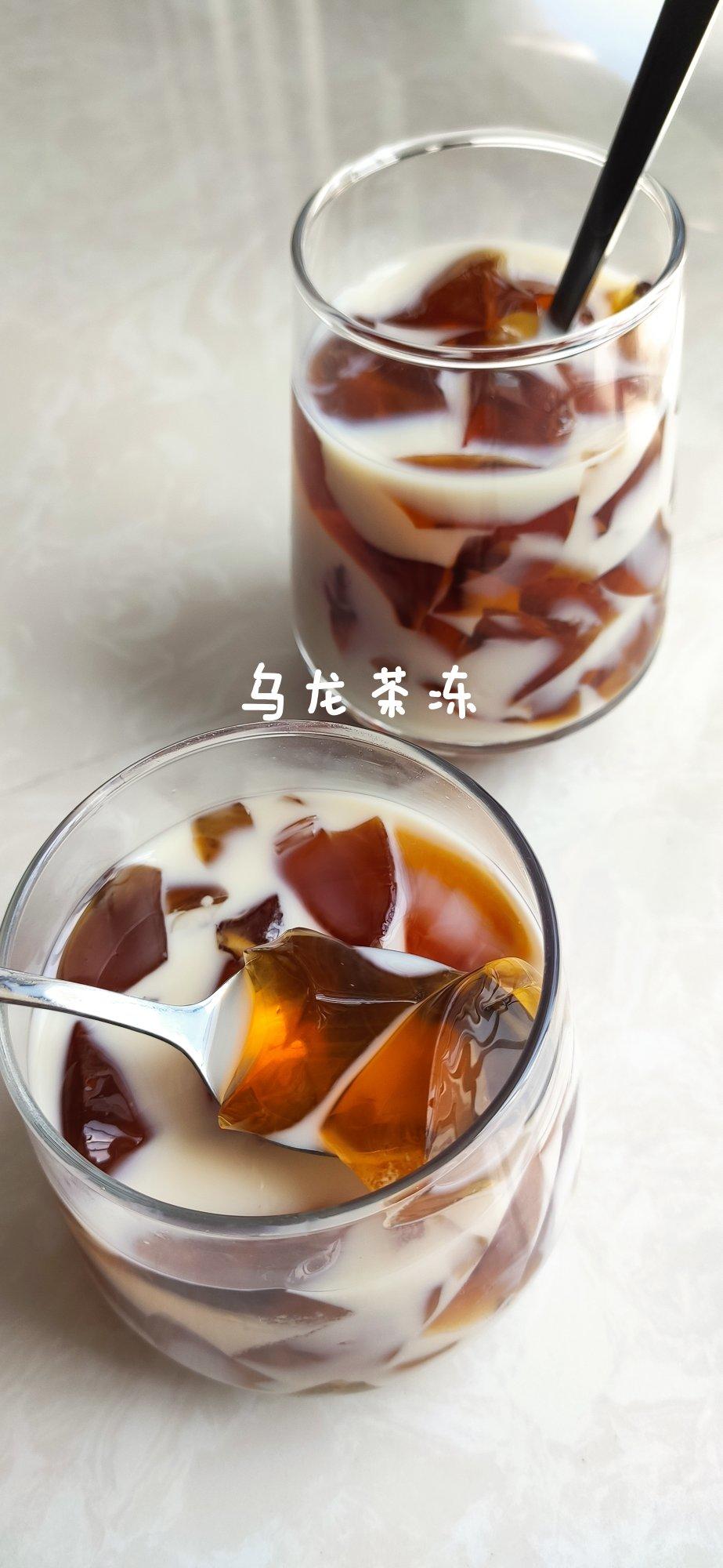白桃乌龙茶冻
