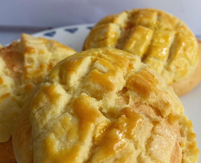 新手快学菠萝包的做法