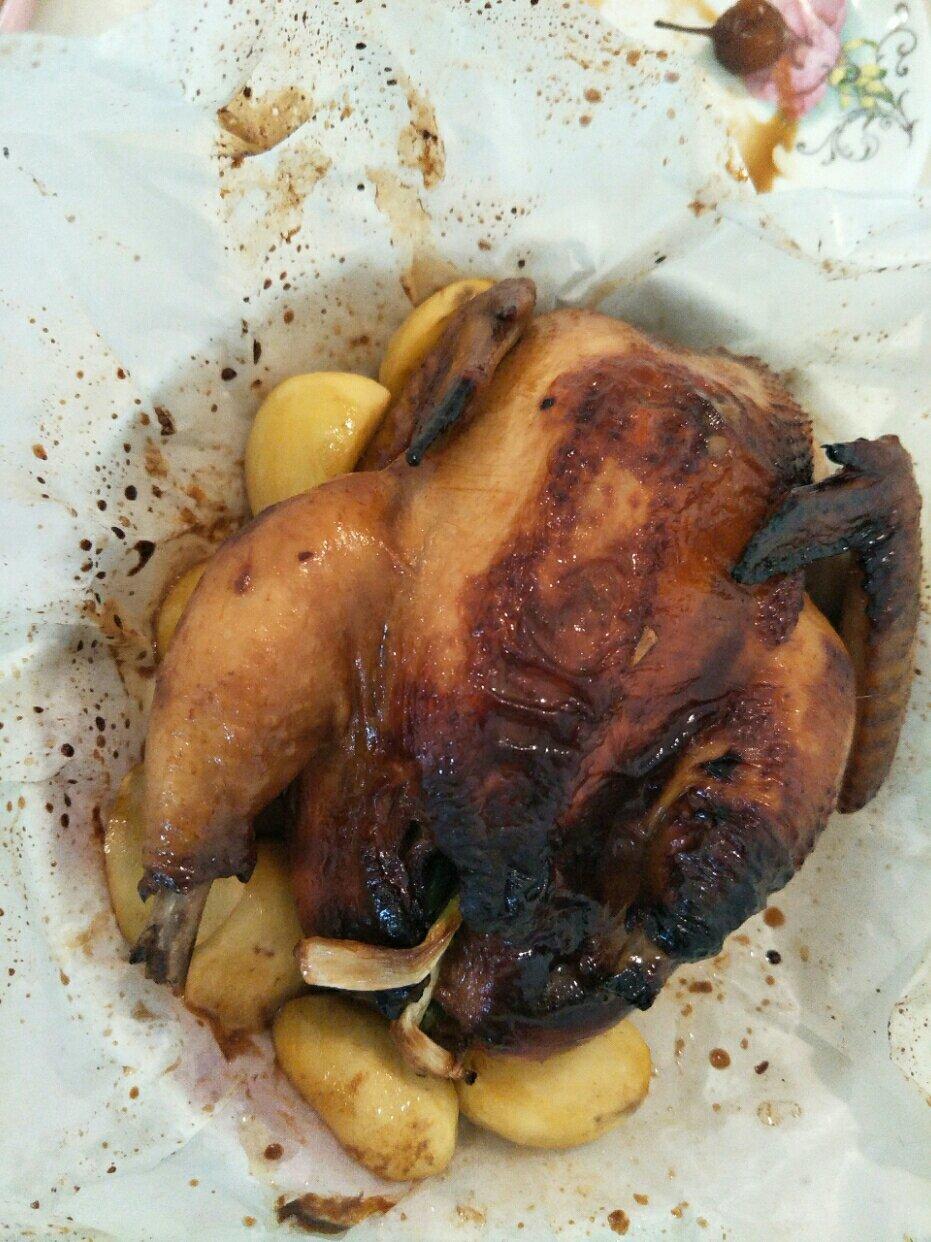 西屋空气炸锅烤鸡