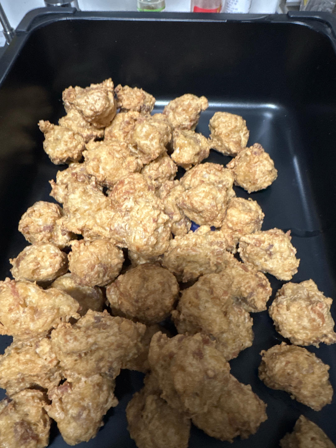 香炸豆腐肉丸子