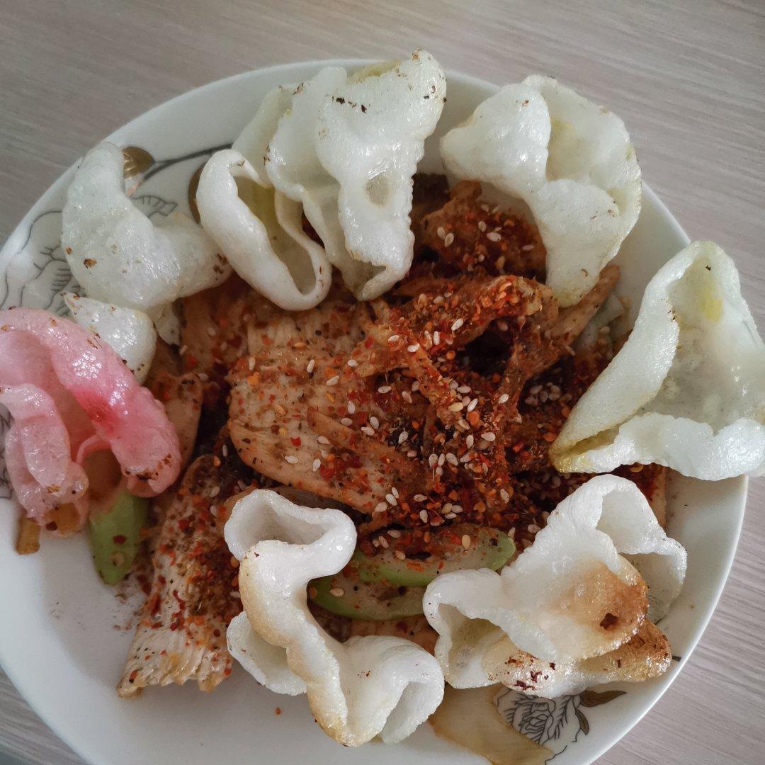 孜然鸡胸肉，低脂低卡好吃无压力。