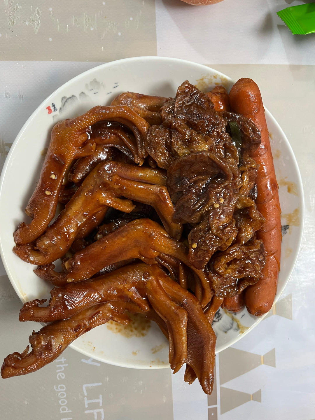 周黑鸭味～～～鸭翅 鸭爪