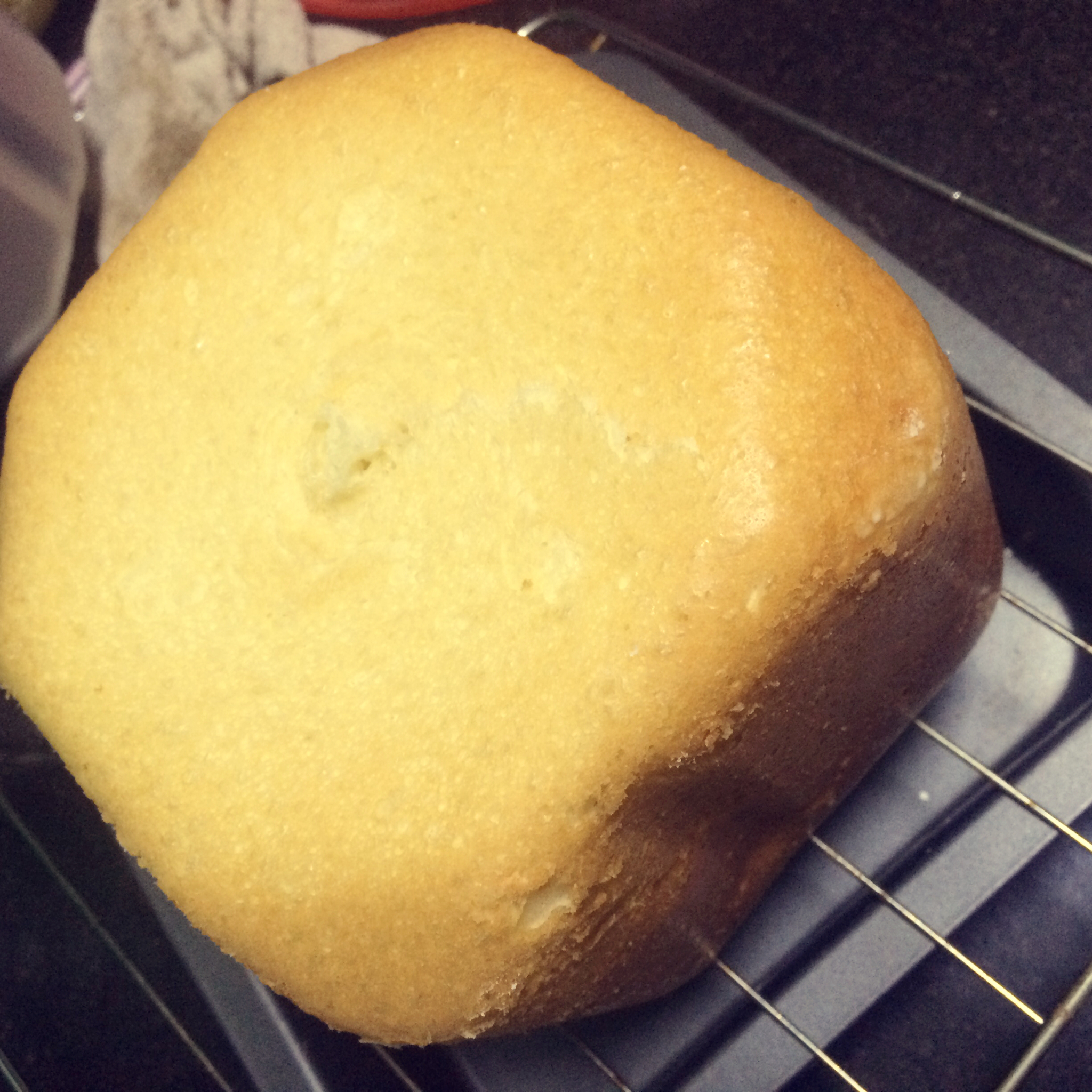 超级好吃的原味面包（面包机版）