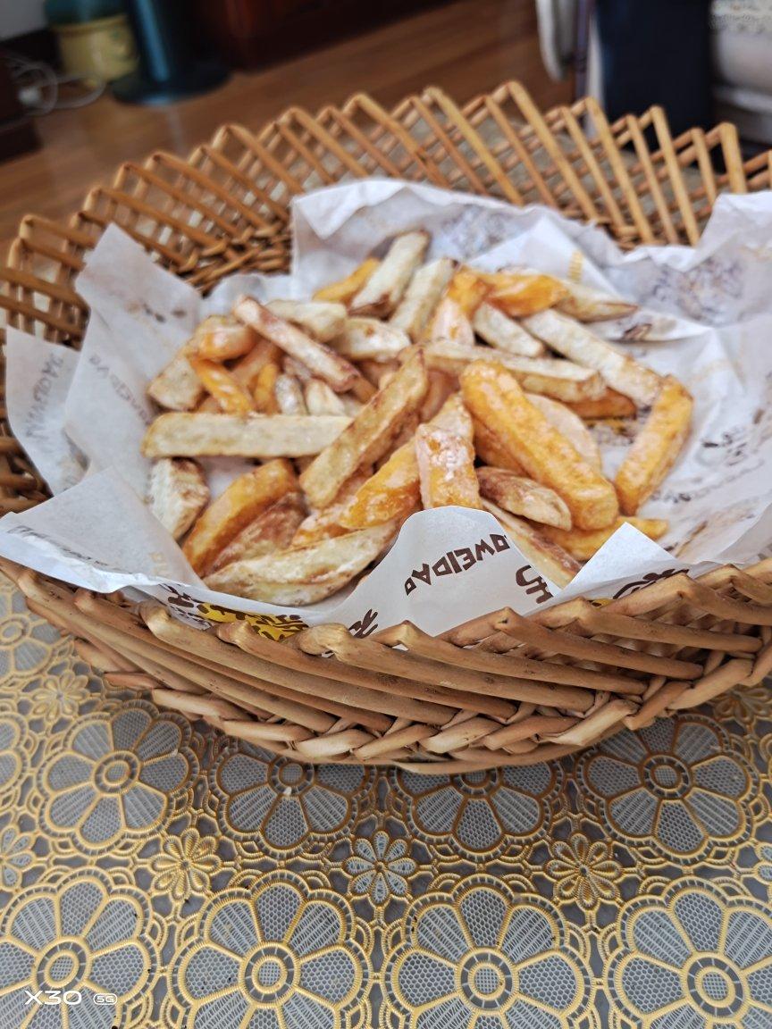 自制炸红薯条（比外边卖的更好吃）