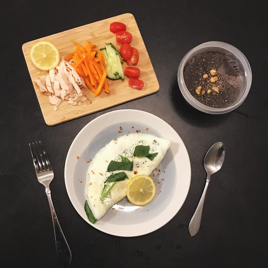 🥘七天减脂轻食瘦身早午餐 三文鱼 牛油果开放三明治等