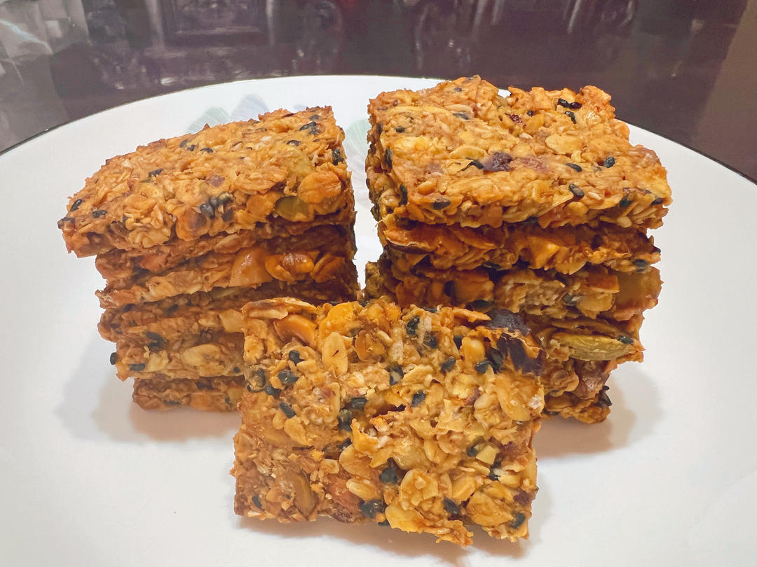 燕麦坚果饼干
消耗燕麦和坚果的最佳选择