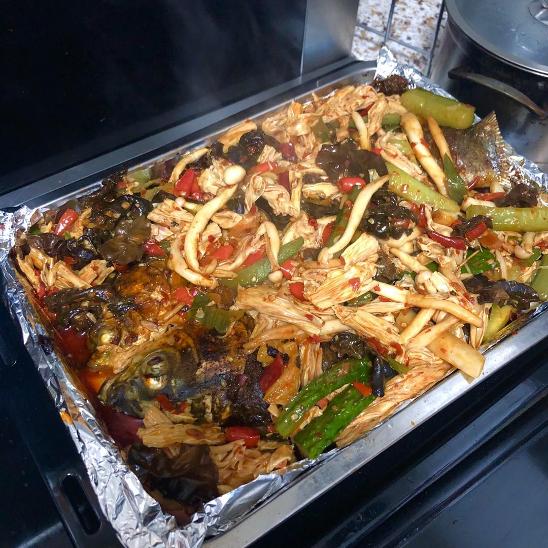 手机用户6806_eo2u做的酱香烤鱼_烤箱版