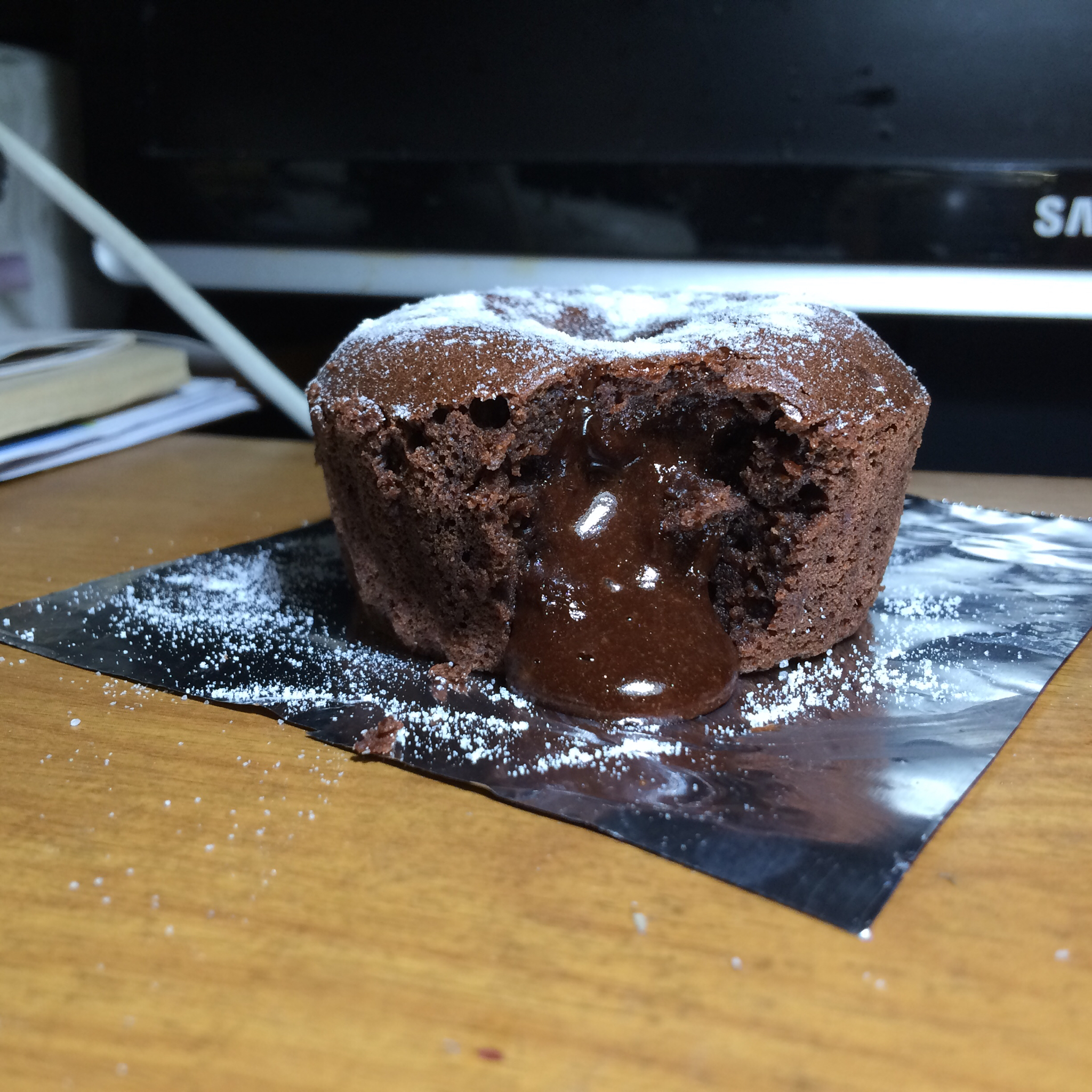 零基础巧克力熔岩蛋糕（1只量）