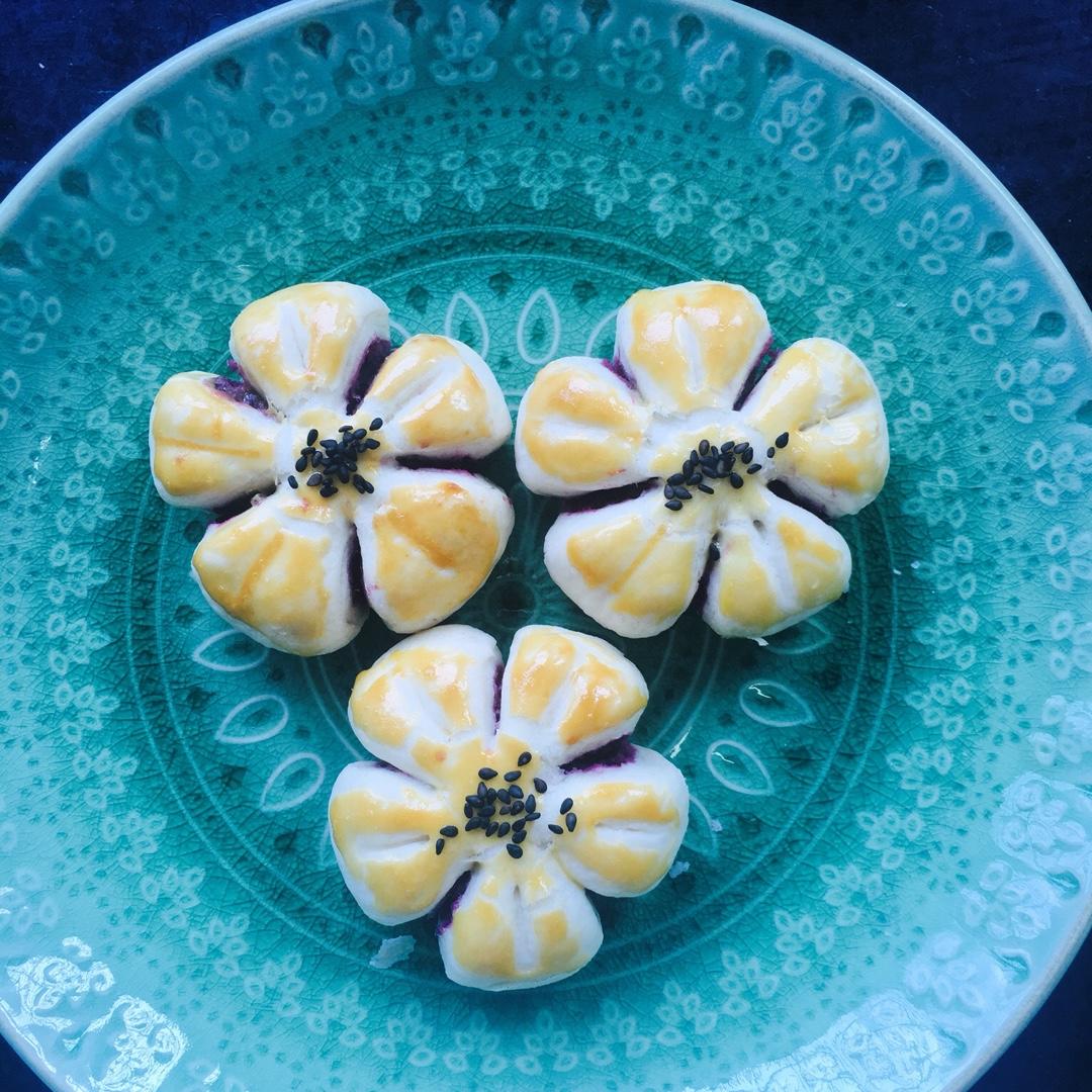 香芋梅花酥