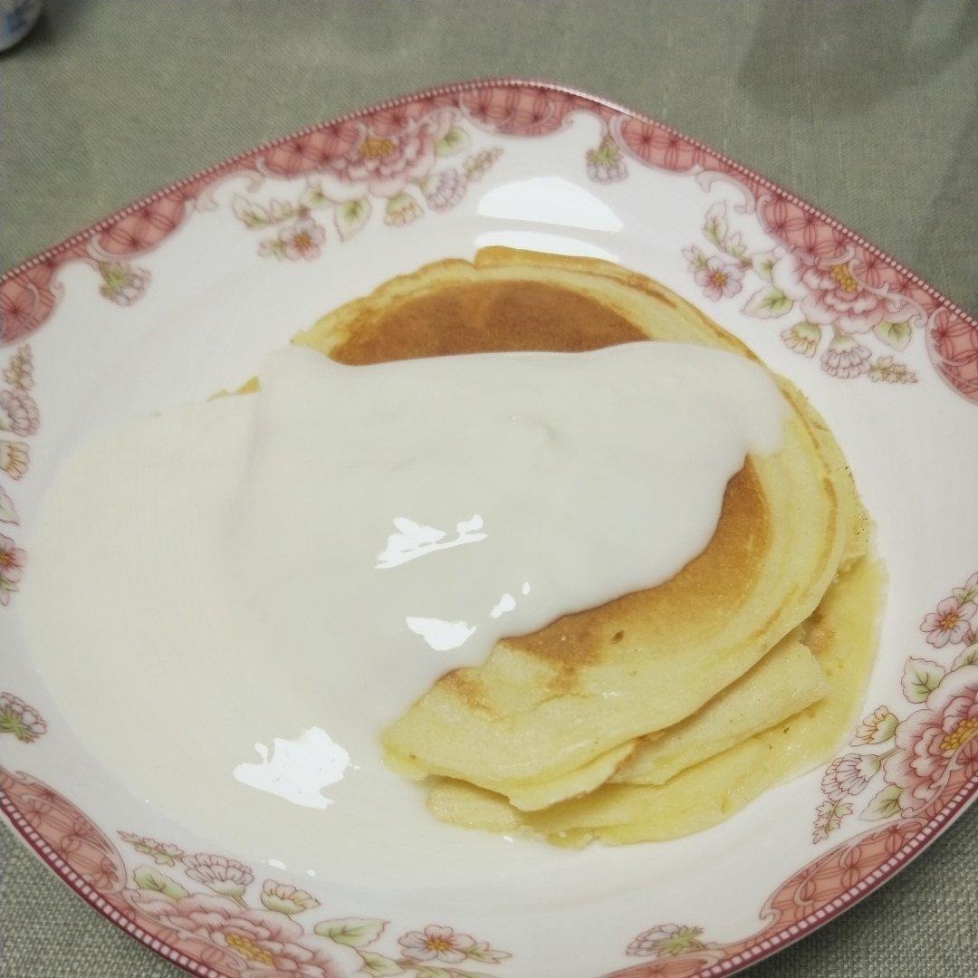 超级简单pancake【无黄油健康版】