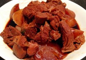 红烧羊肉炖萝卜的做法 步骤8
