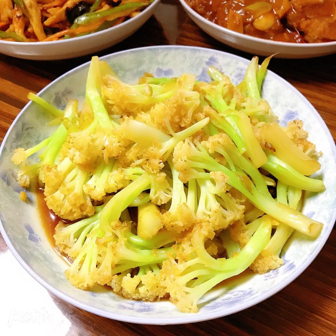 素炒花菜（爽脆）