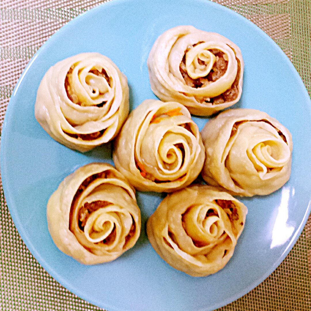 玫瑰花饺子