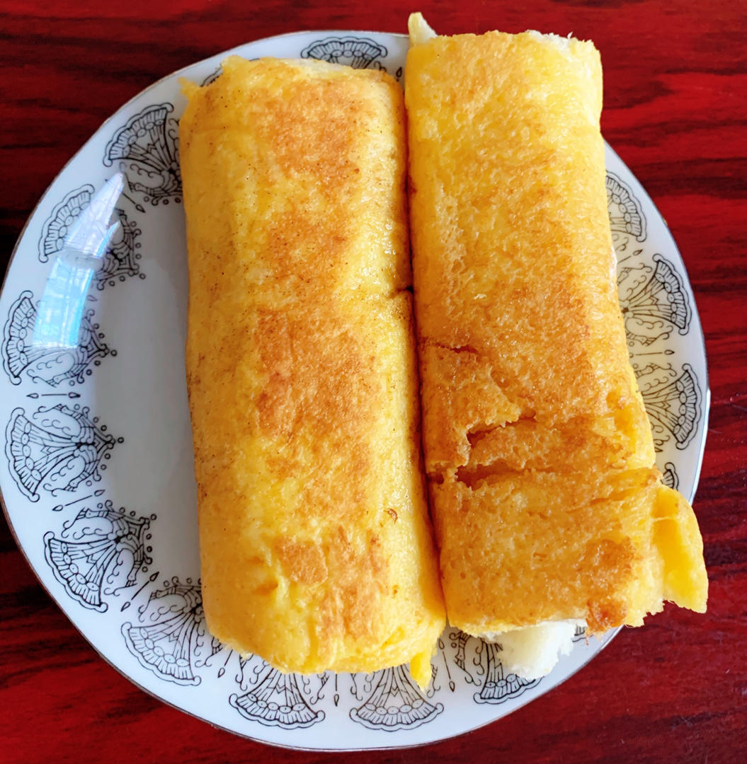 平底锅就能做❗️快手早餐❗️肉松吐司卷