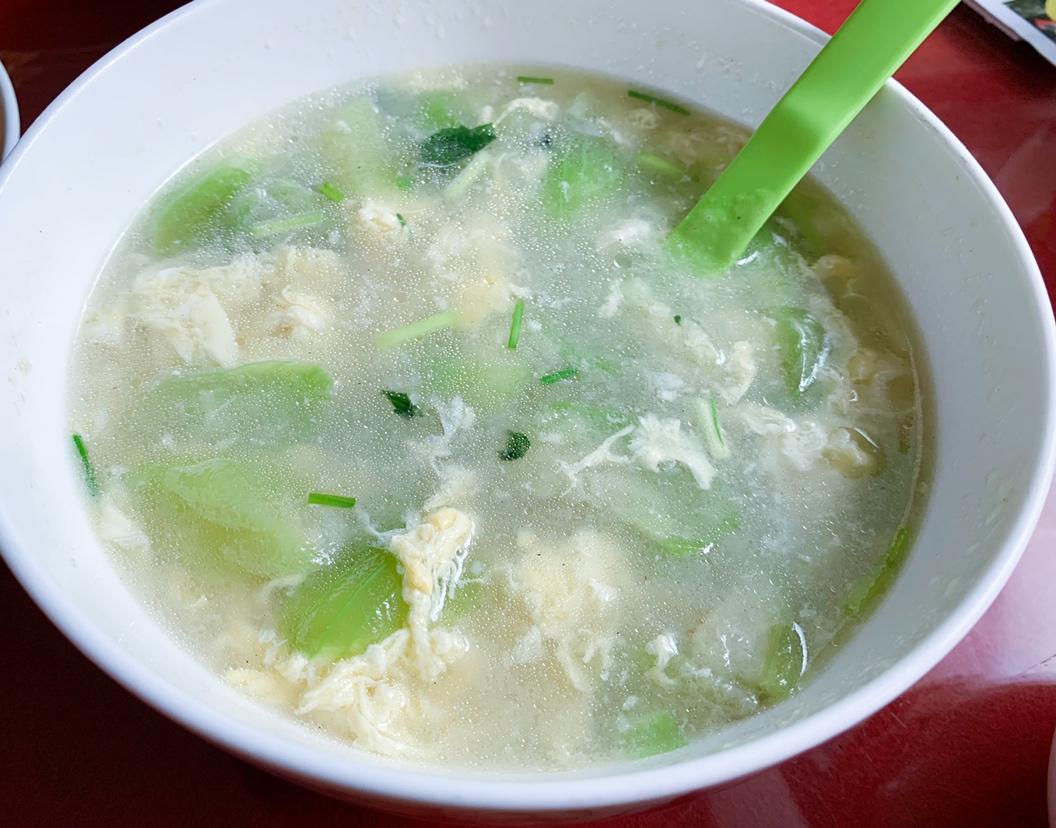 夏日汤品 丝瓜蛋汤的做法步骤图 Hokke 下厨房