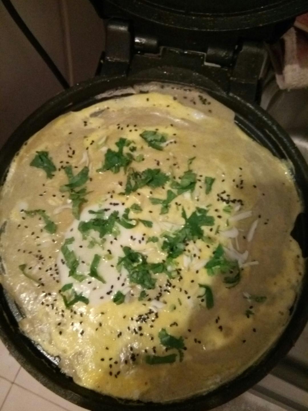 平底锅版煎饼果子