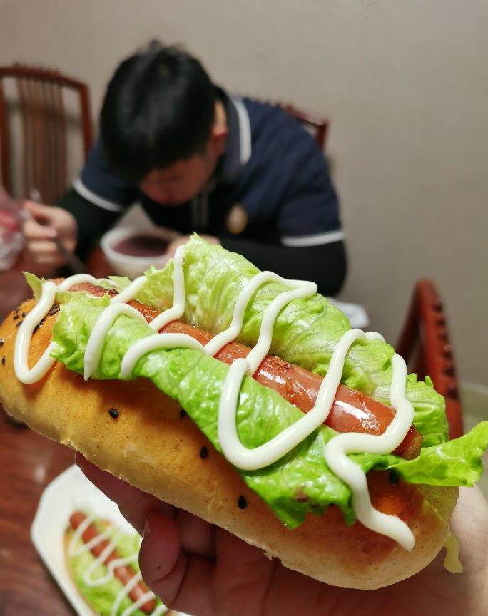 香肠热狗面包轻松做（直接法） 附保存方法和组装推荐