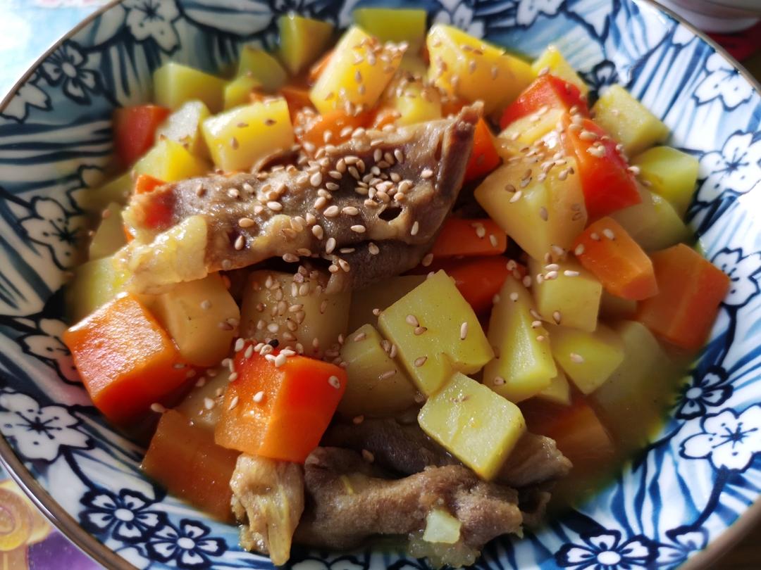 咖喱土豆肥牛