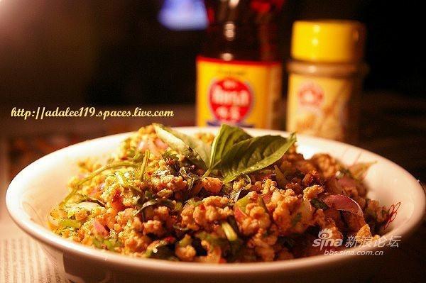 泰式凉拌酸辣肉沫的做法