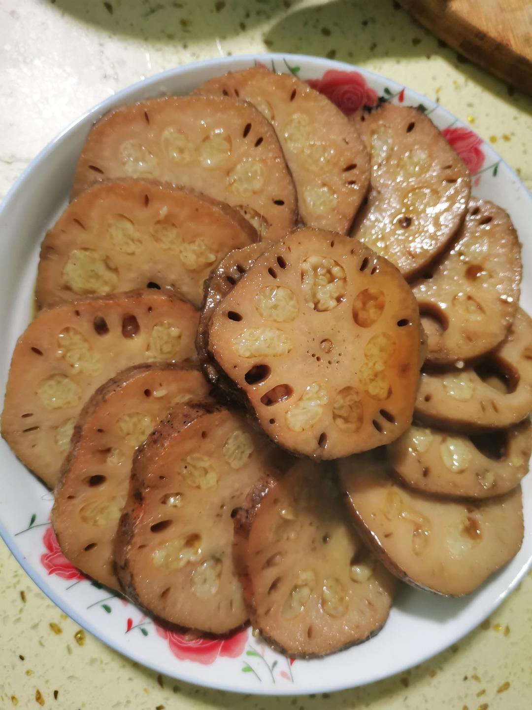 迷人焦糖糯米藕