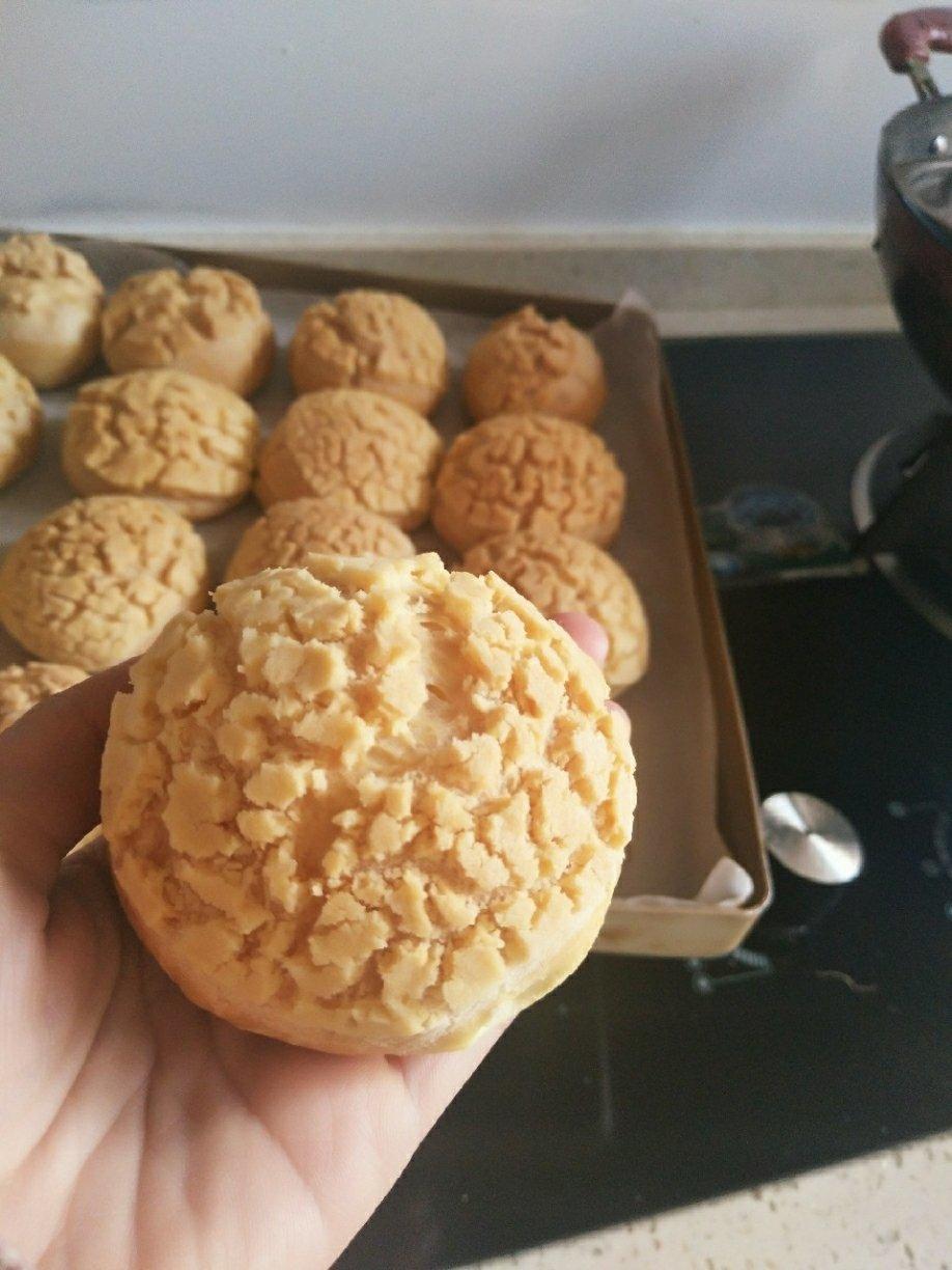 酥皮奶油泡芙--#皮黑森林#