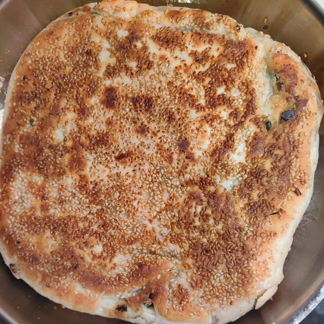 葱油千层发面饼