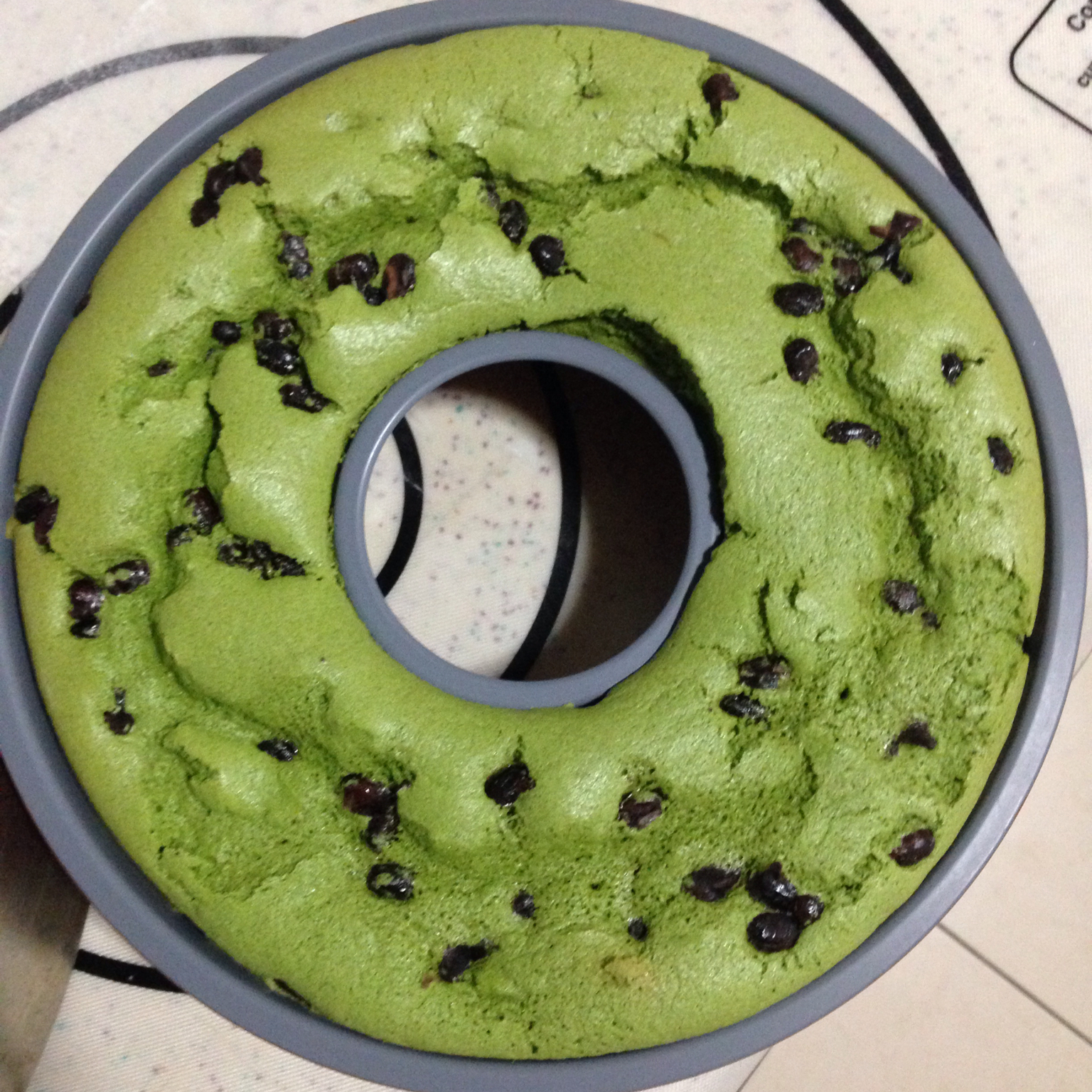 青井老师の抹茶戚风（17cm或18cm中空模）