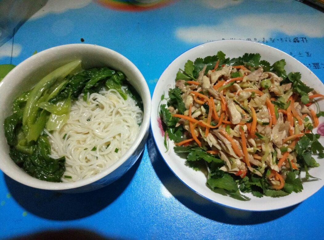 减脂健身｜凉拌手撕鸡丝（香辣&麻油版）
