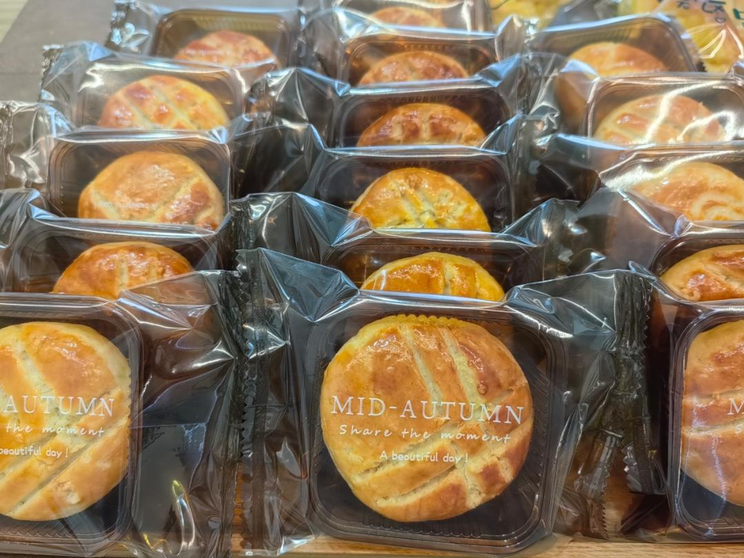 不用模具！简单又美味！！中秋｜ 奶酪月饼