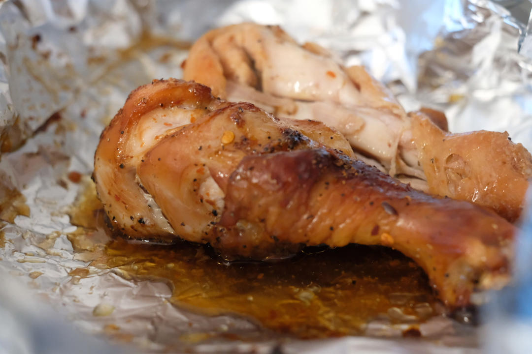 无水无油超嫩蒸鸡腿！！