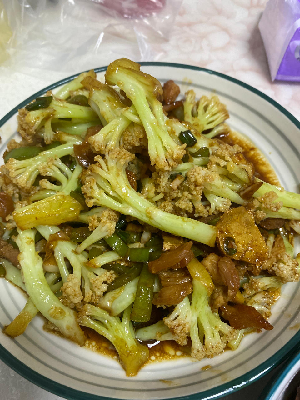 和饭店一个味道的干锅花菜