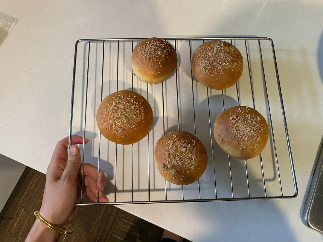 全麦无糖无油小餐包，低糖低脂减脂必备！