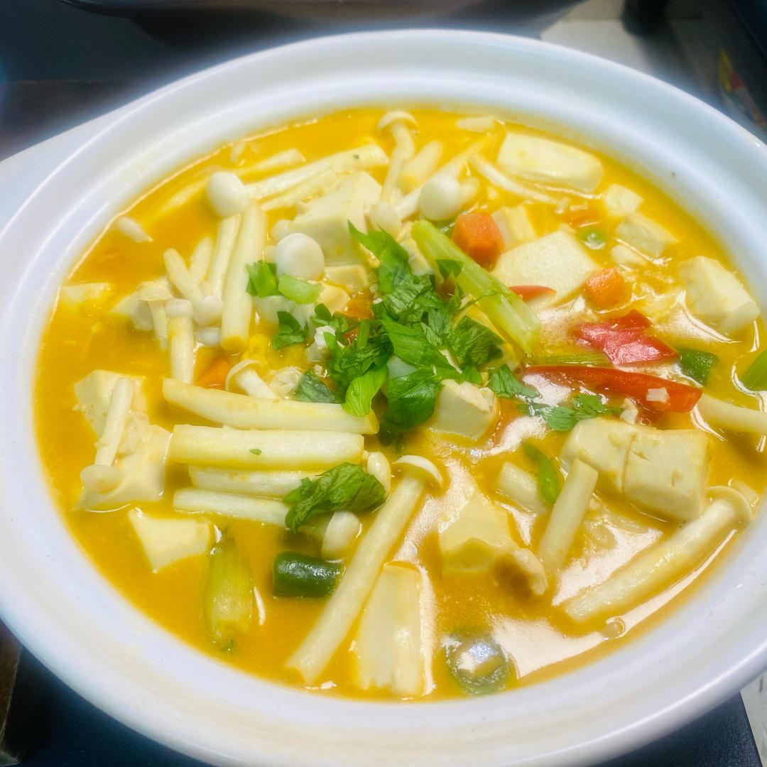 蟹黄豆腐（咸蛋黄版）