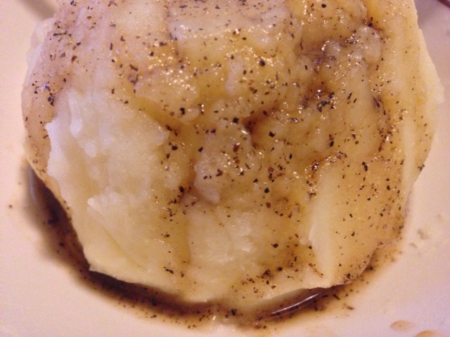 黑胡椒汁土豆泥