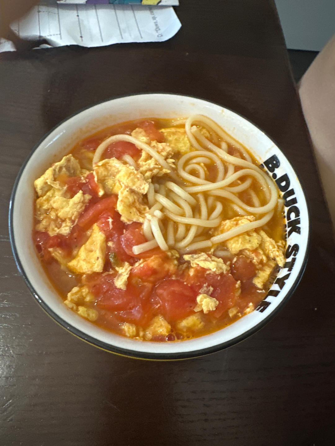 汤都要喝光的西红柿鸡蛋面