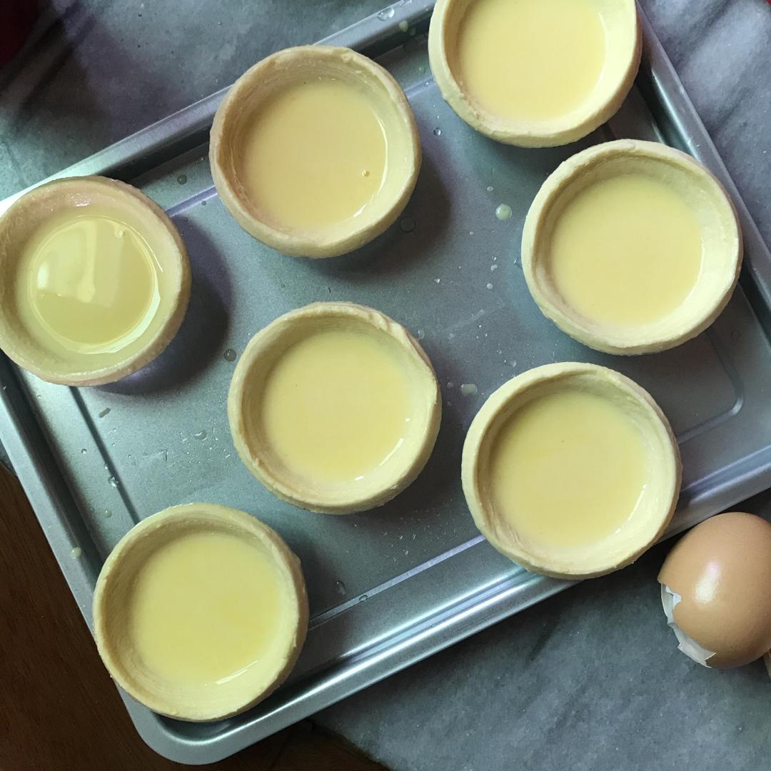 不需要奶油的烤蛋挞